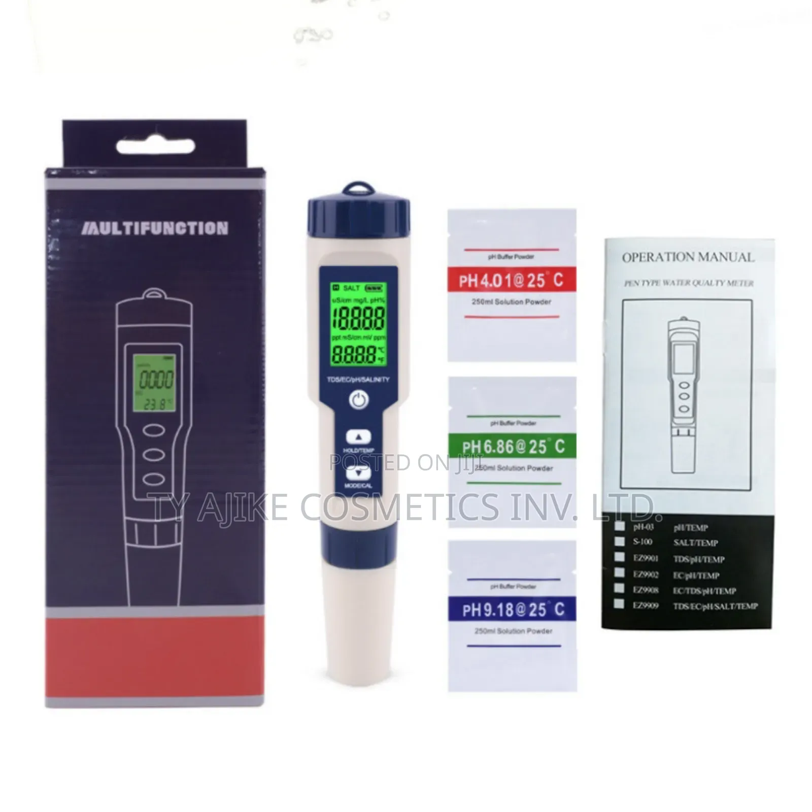 4 in 1 Ph Meter for Ph, Ec, TDS Temperature