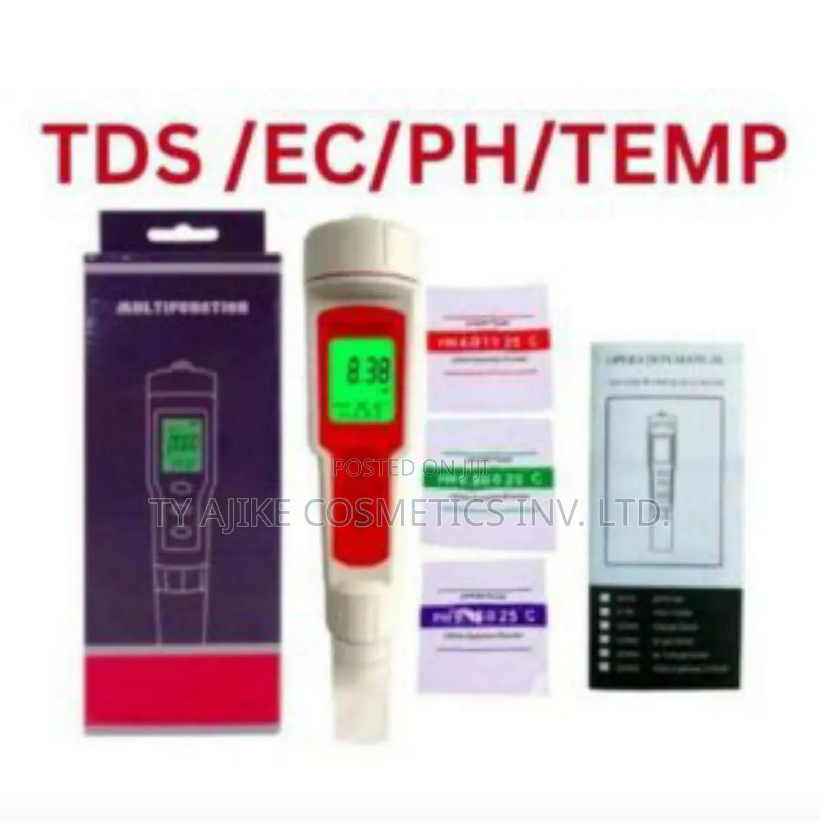 4 in 1 Ph Meter for Ph, Ec, TDS Temperature