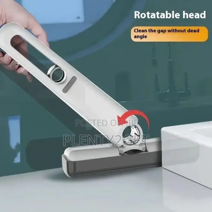 Compact Portable Cleaning System With Quick-Dry Mop Heads - Multi-Su
