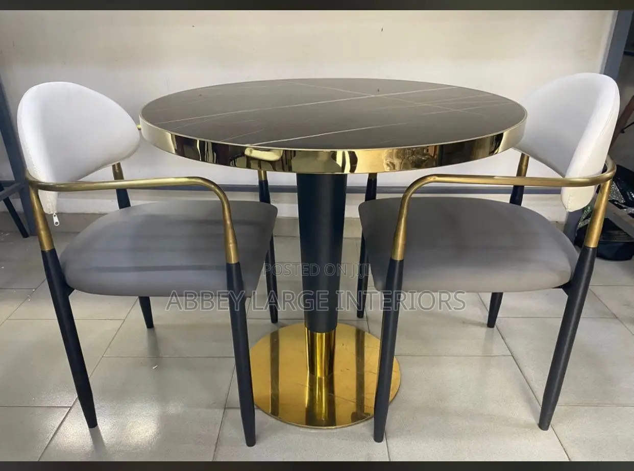 Modern 2 Seater Marble Dining Set