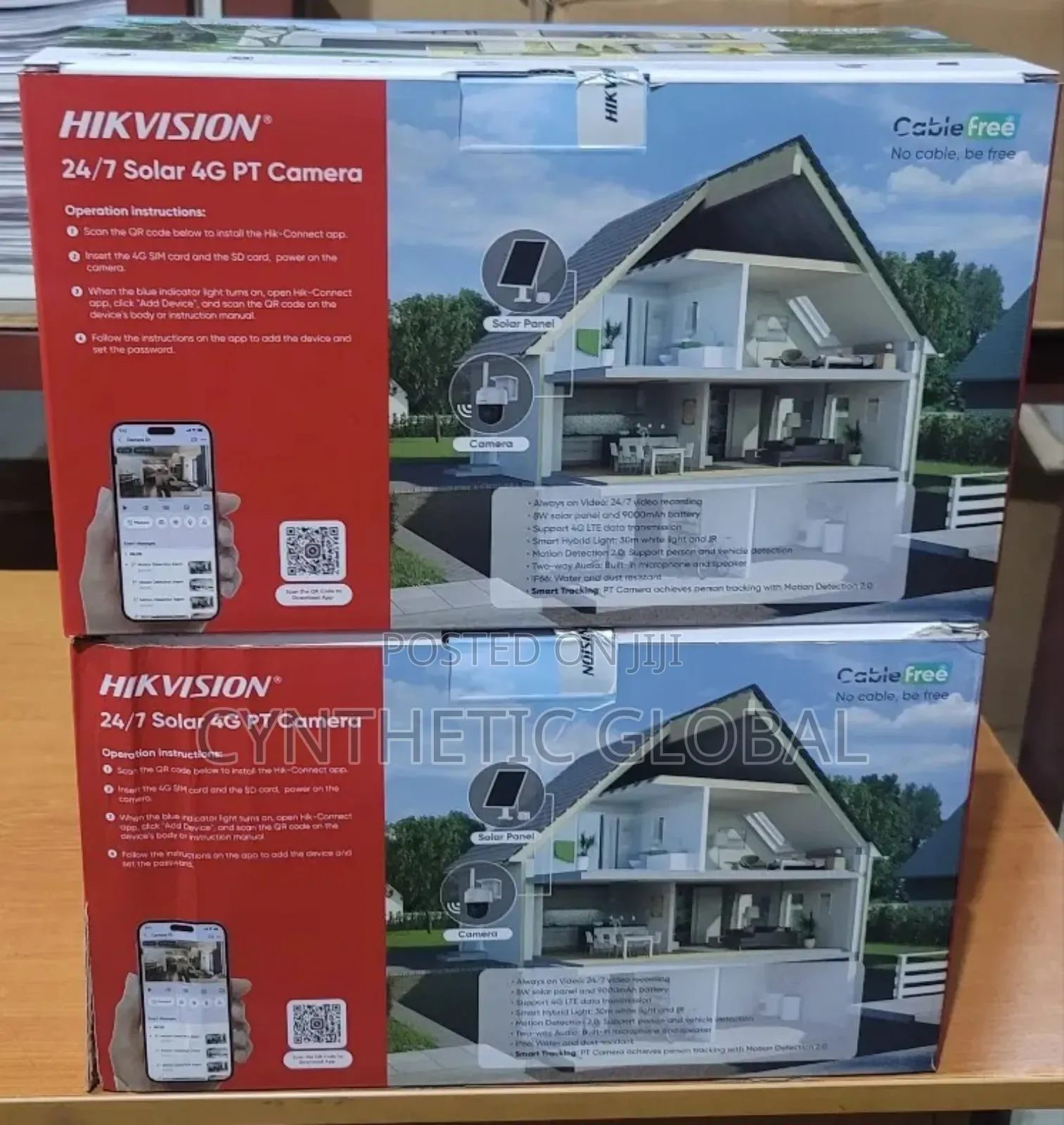 Ds-2cfsp4/4g Hikvision 24/7 4mp Solar Pt Camera