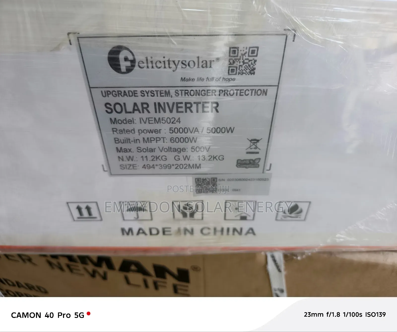 Felicity Inverter 5kva 24v Ivem