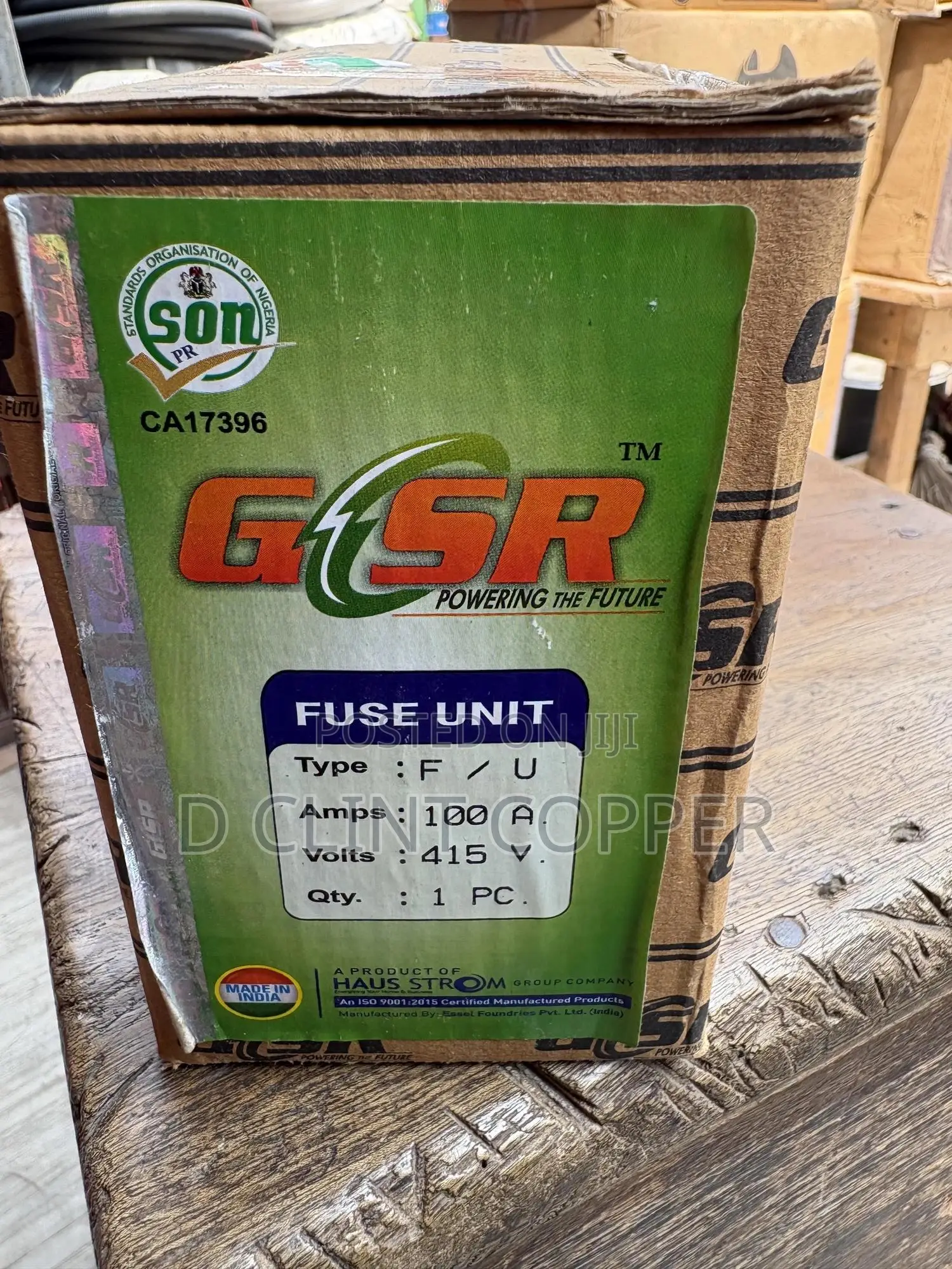 100 Amps GSR Fuse Unit - D Clint Copper Price: ₦ 8,500 on Jiji.ng ...