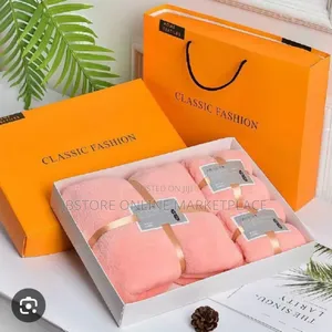 3-Piece Luxury Bath Towel Set Made From High-Density Coral Velvet