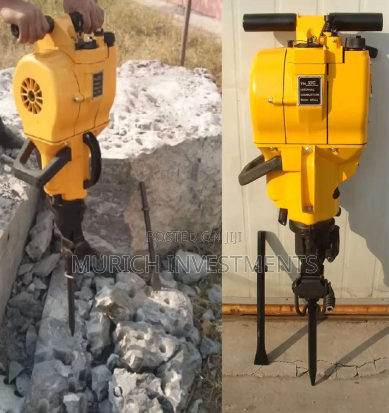 Yn-27c Internal Combustion Rock Drill Machine