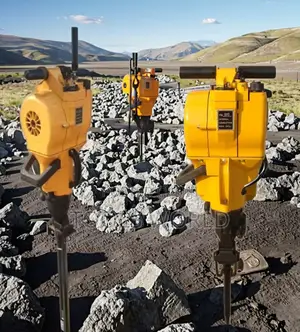 Yn-27c Internal Combustion Rock Drill - For Tough Rock Drilling