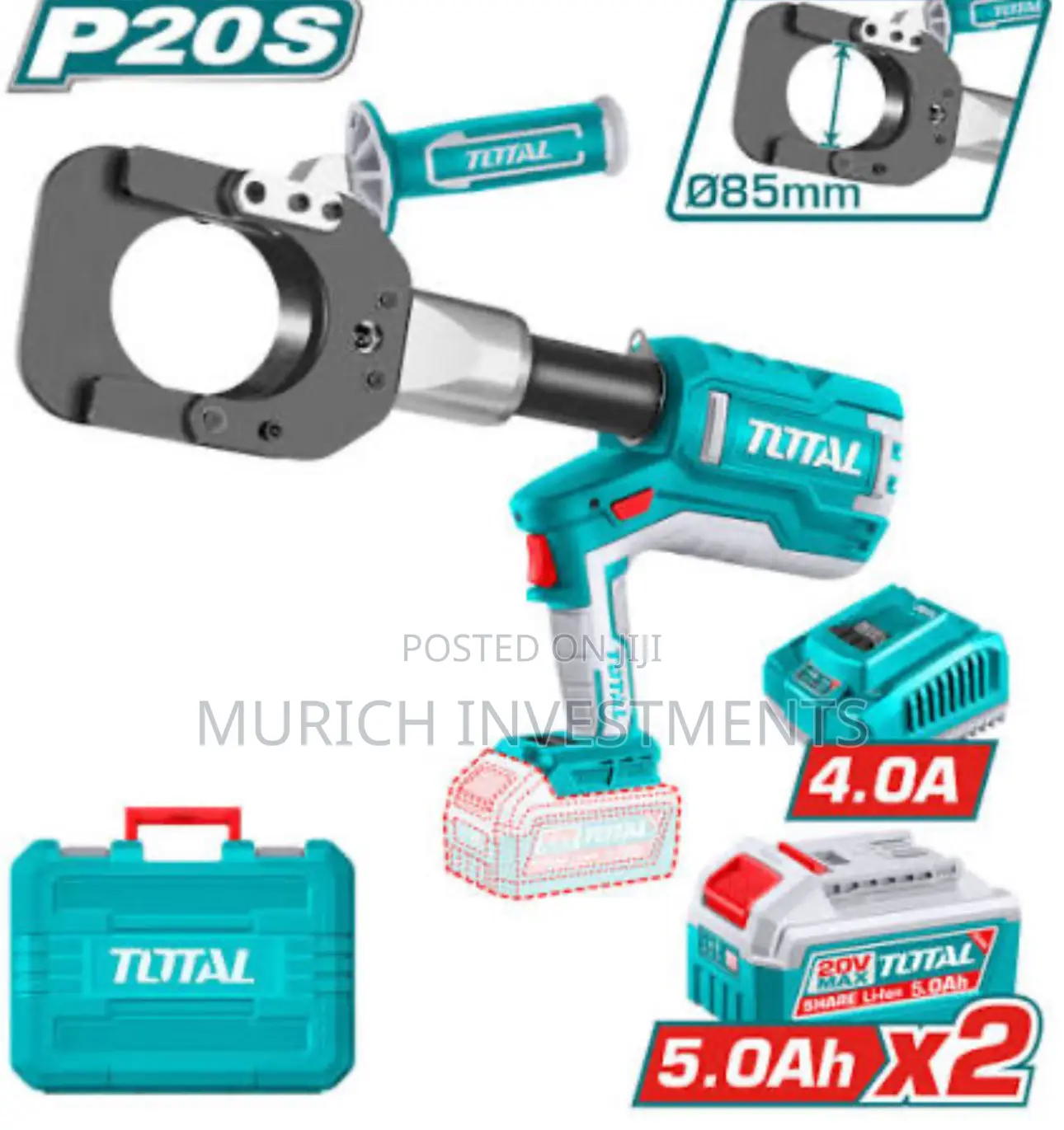 Total Trcli2005 Lithium‐Ion Cordless Hydraulic Cable Cutting Machine