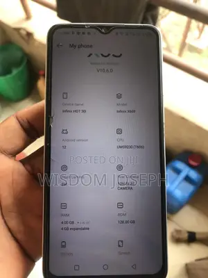 Infinix Hot 30i 128 GB White