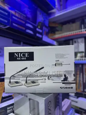 Nice Ne-660 Uhf 2- In-1 Dual Wireless Conference Microphone