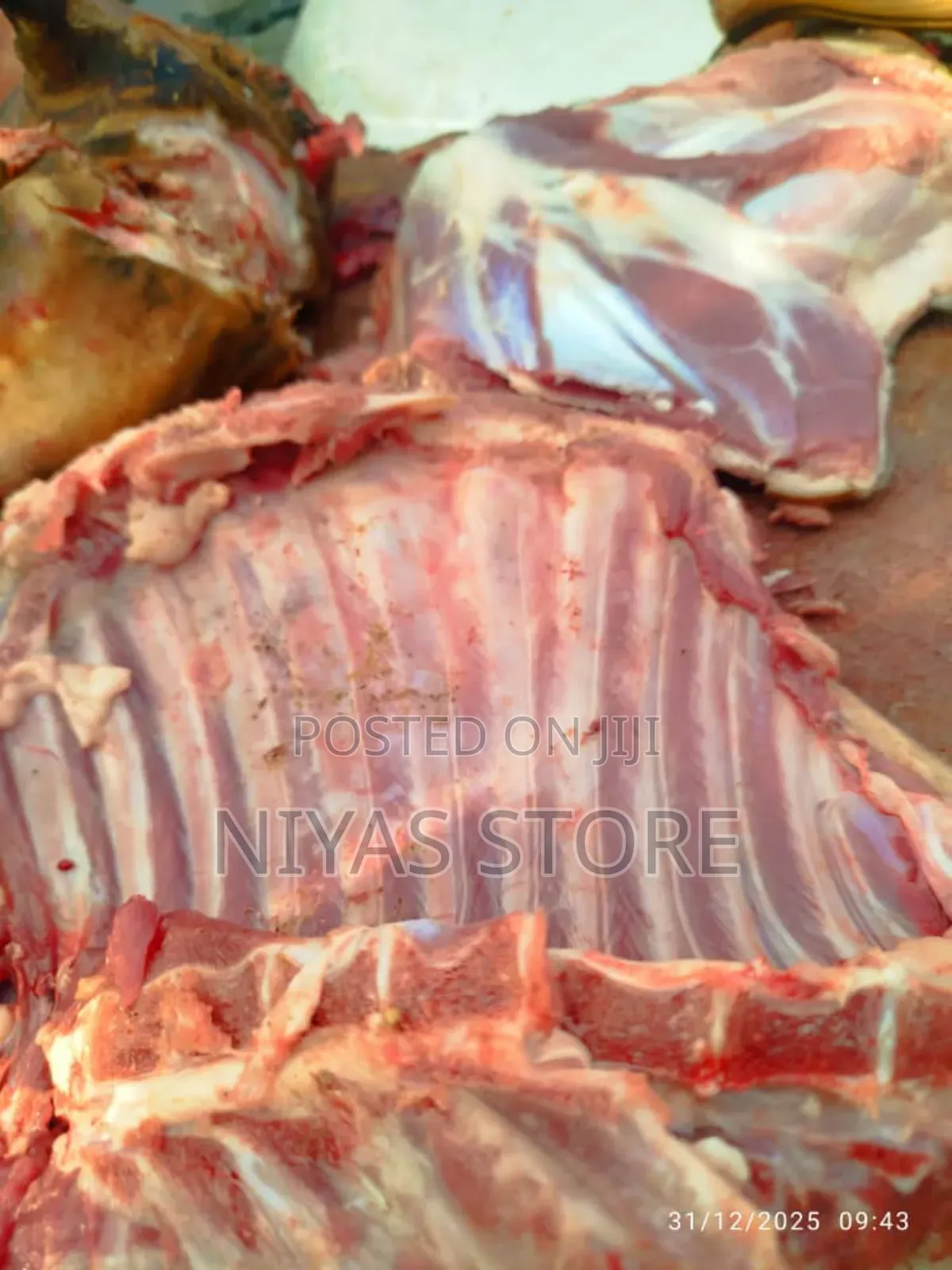 Freshly Slaughtered Cow And Ram