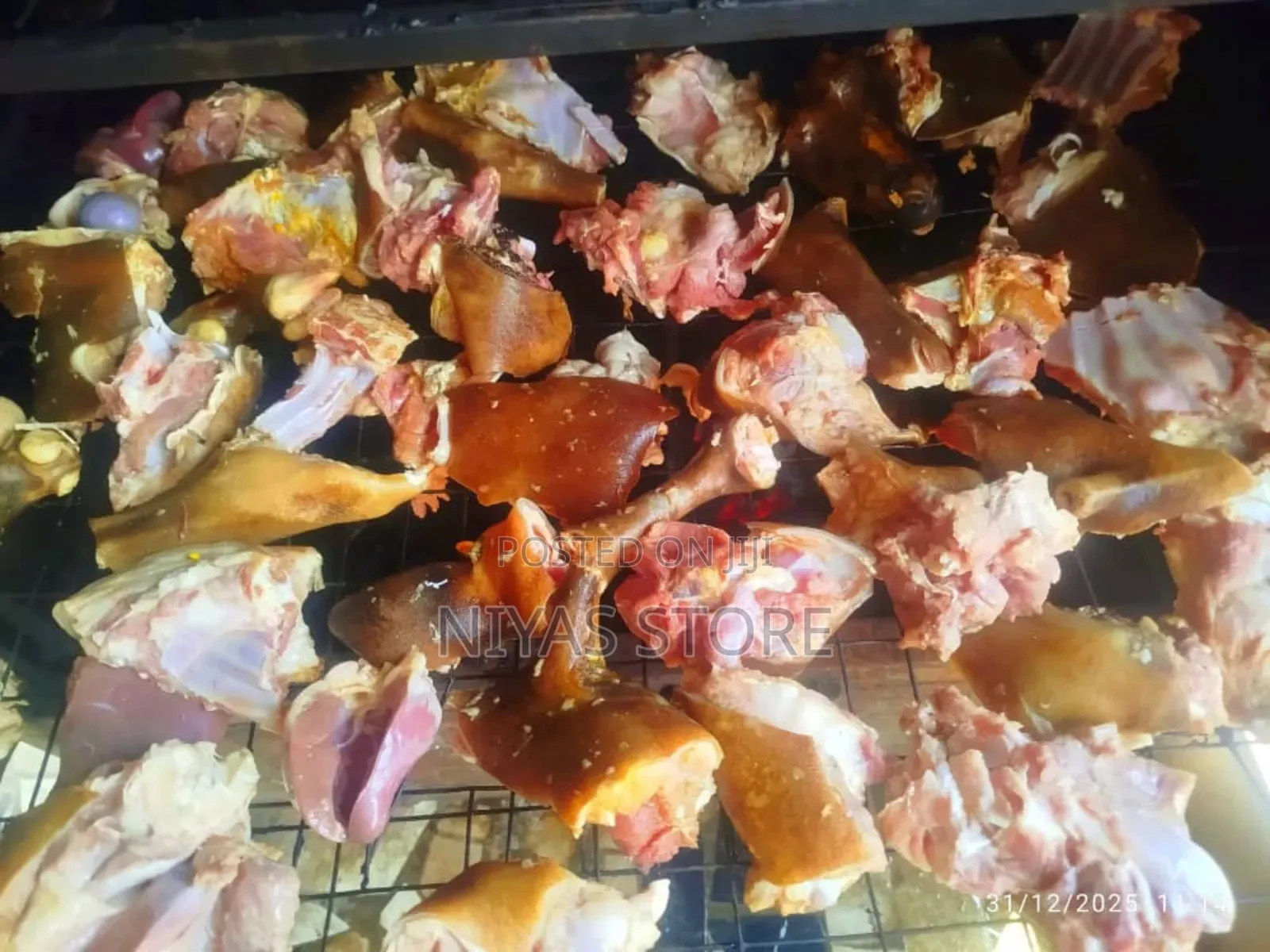 Freshly Slaughtered Cow And Ram