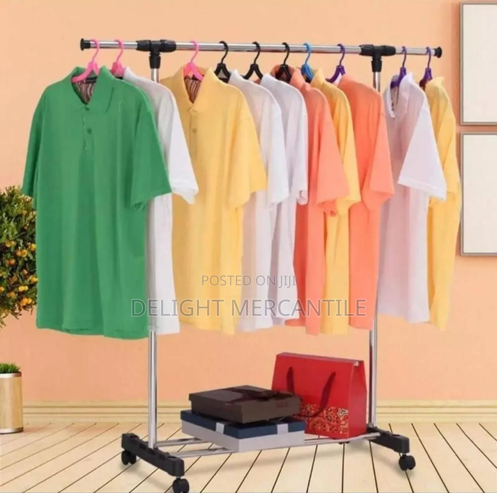 Telescopic Single Pole Cloth Hanger