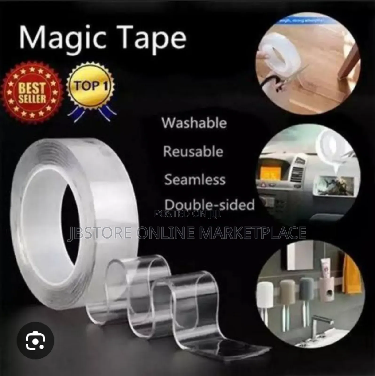 Nano Double-Sided Tape Featuring Several Key Functional Benefits