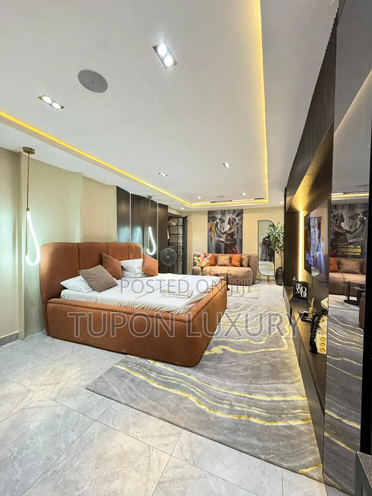 Spacious Studio Apartment With Mini Sea View a Work Space