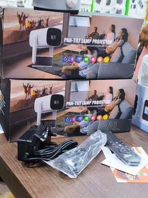  Android 11 Wifi 6 Bt Rechargeable Battery Projector 150" Display