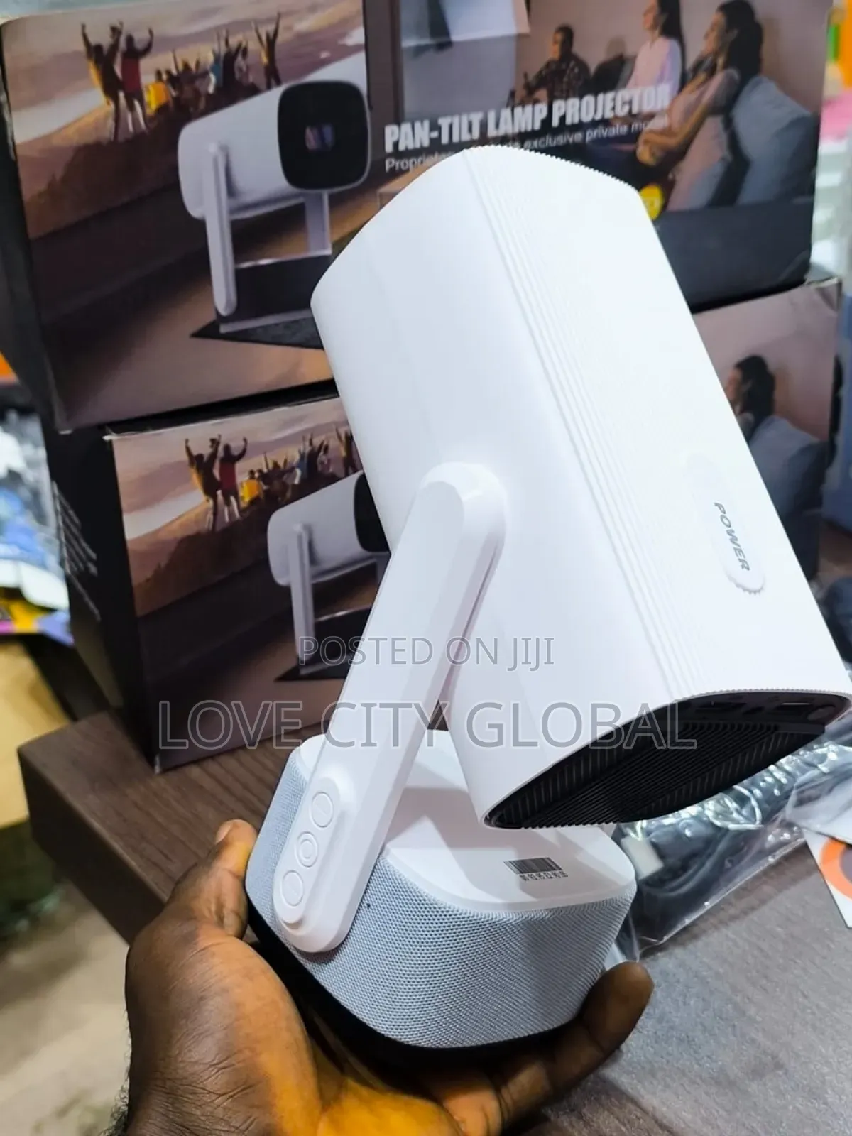 Android 11 Wifi 6 Bt Rechargeable Battery Projector 150" Display