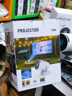 Hy300 Pro Max Inbuilt Battery Projector Android 13 Wifi 6 Bt5.2 130"