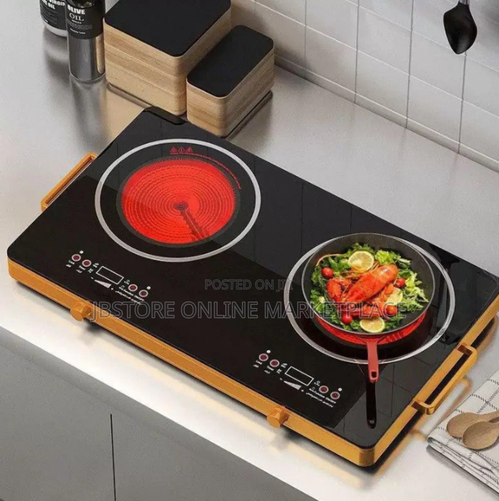 Electric Double Burner Hot Plate Cooker