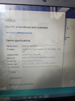 Laptop Dell Latitude 5580 8GB Intel Core i7 SSD 256GB