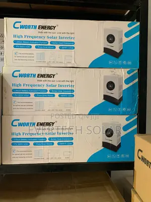 6kva 48v C Worth Energy Hybrid Inverter With 120a Charge Controller
