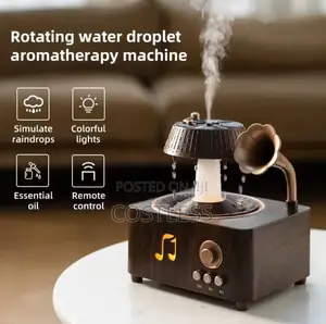 Rain Humidifier Aroma Diffuser Cool Mist With Music