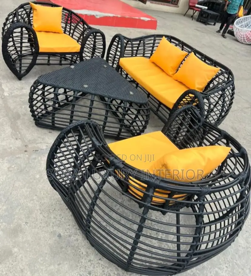 Elegant Rattan Seating Set