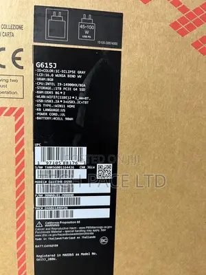 New Laptop Asus ROG Strix G16 G614 16GB Intel Core i9 SSD 1T