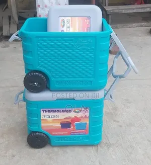 50l Blossom Insulated Ice Chest Cooler Box With Wheels Handle