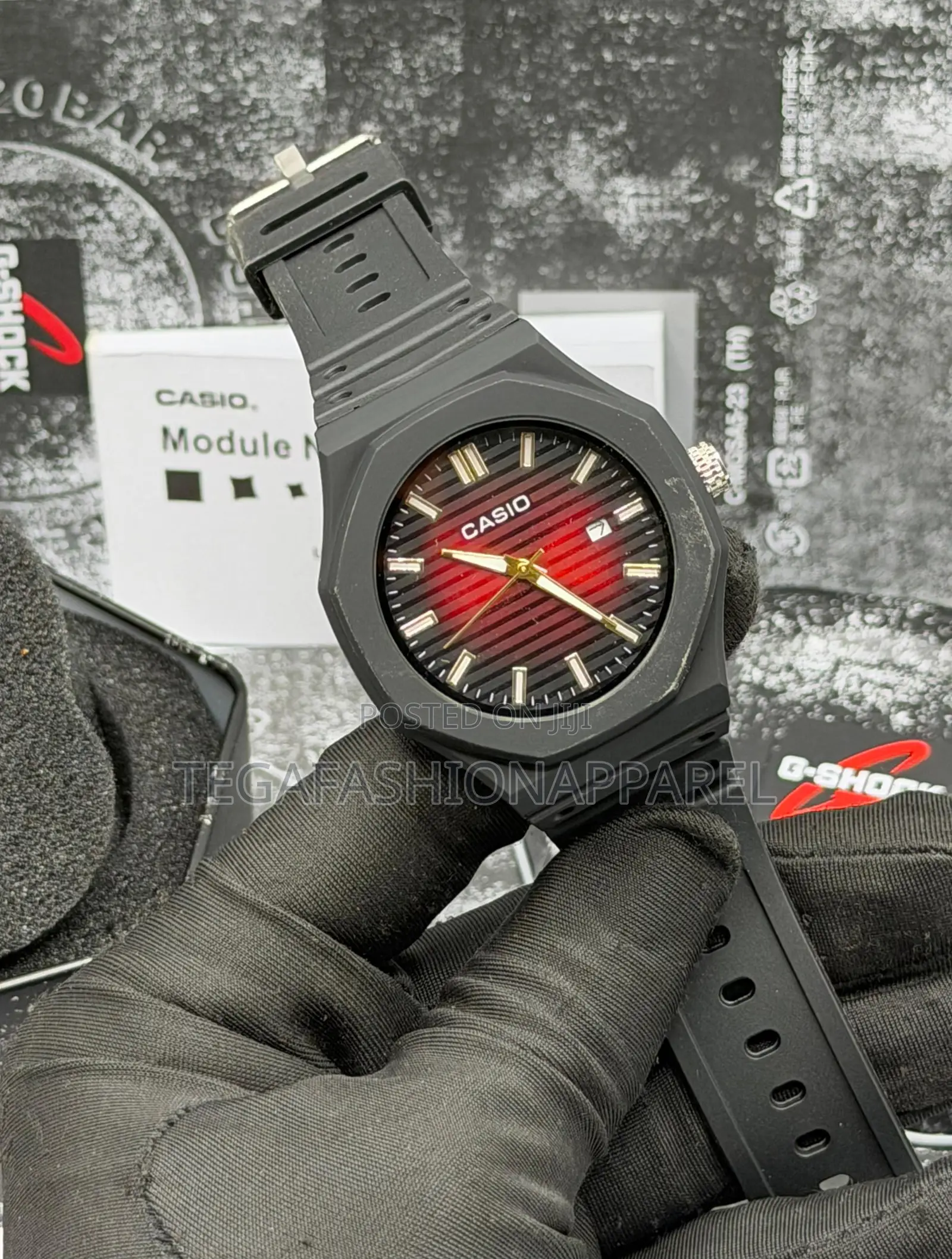 Casio Analog Rubber Wristwatch