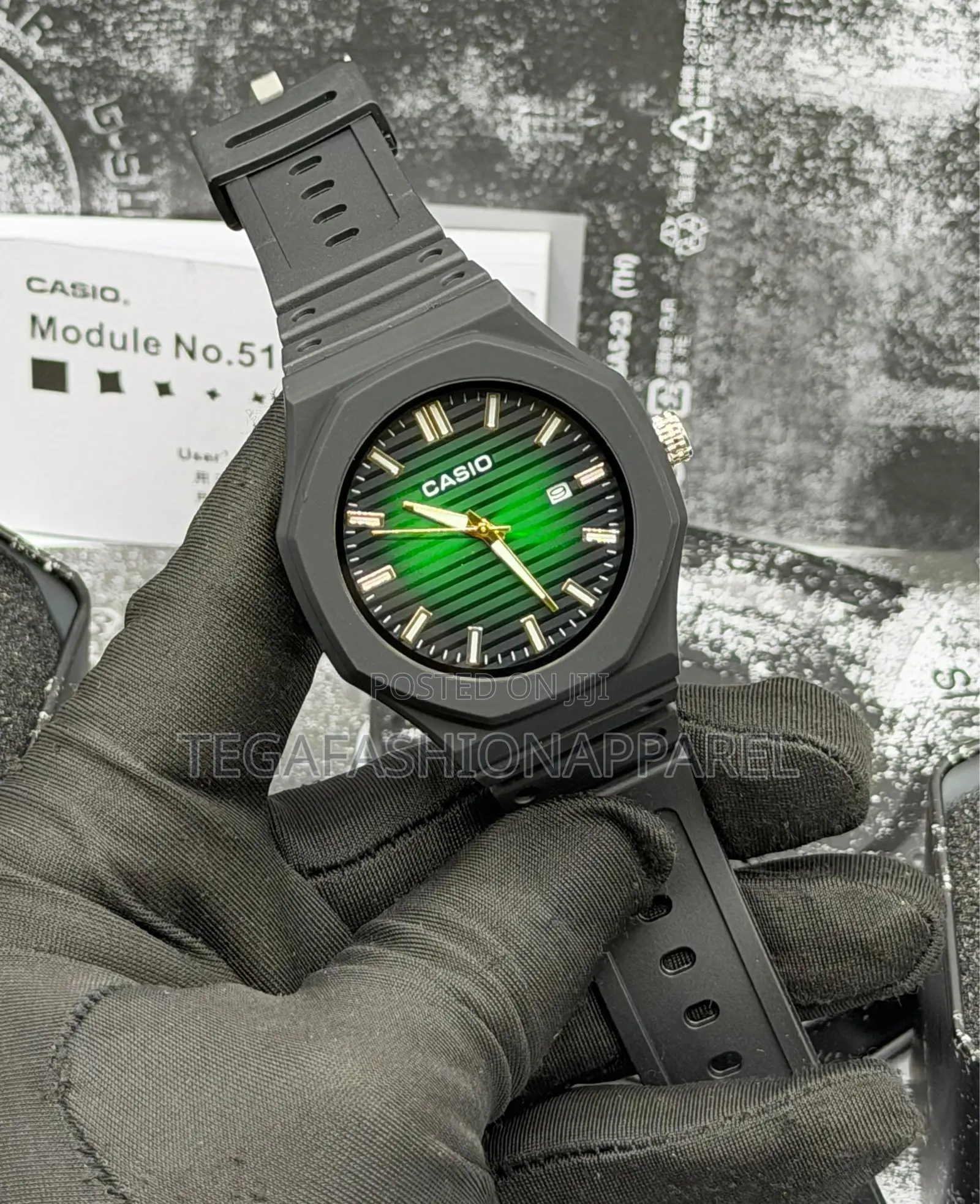 Casio Analog Rubber Wristwatch