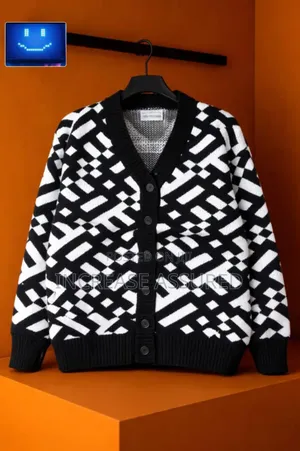 Vneck/Button Long Sleeve Sweater