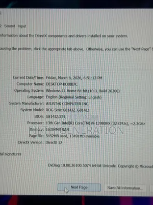 Laptop Asus ROG Strix G17 16GB Intel Core i9 SSD 1T