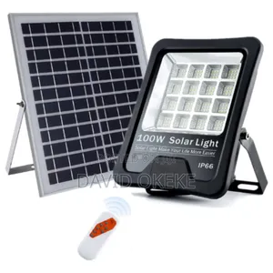 100w Solar Flood Light Separate Panel