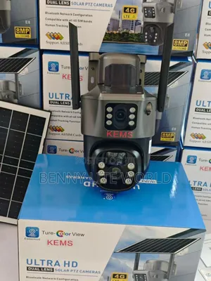4g Eseecloud Dual Lens Solar CCTV Camera