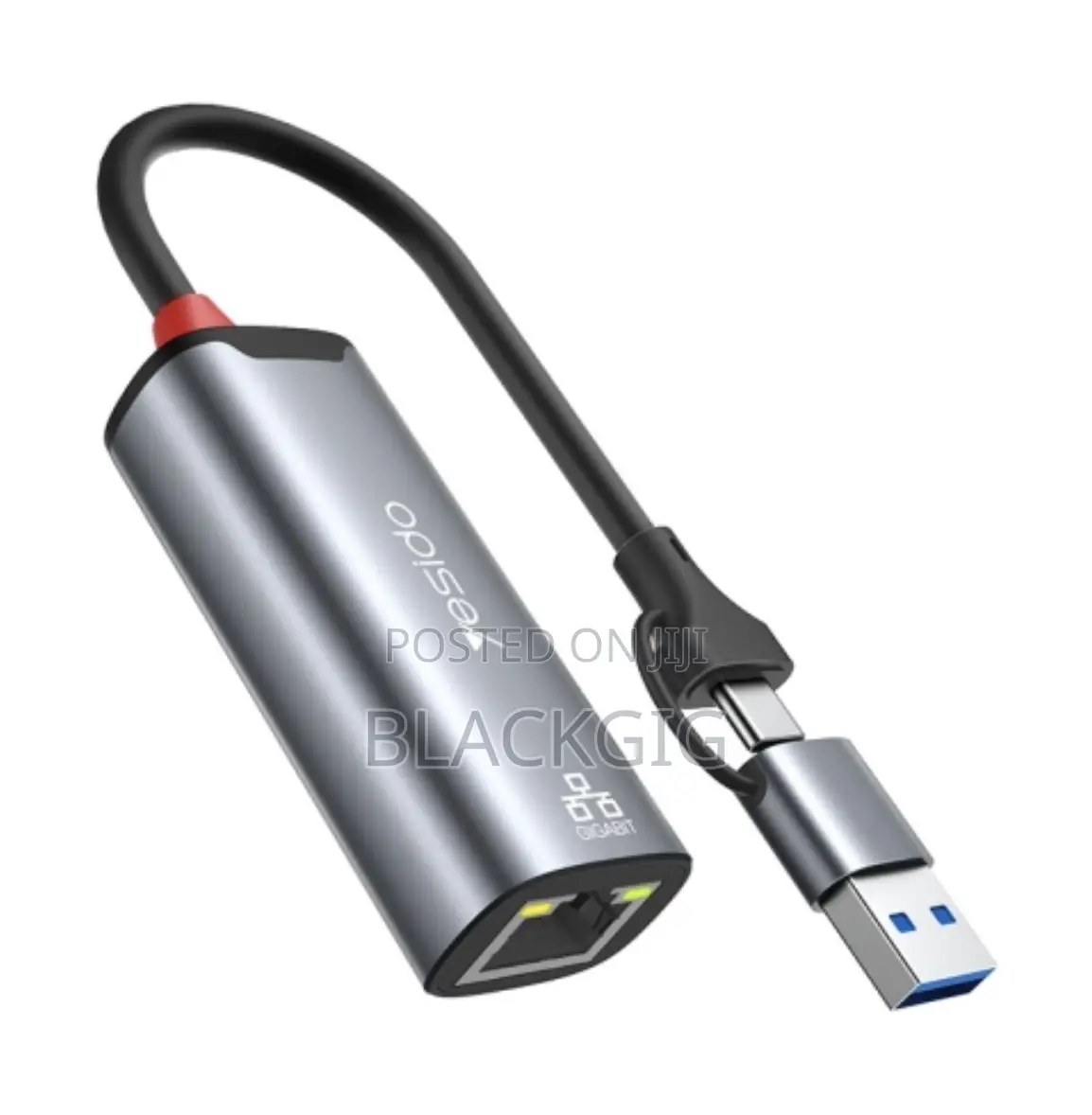 2in1 Rj45 Adapter Typec Usb Hub Ethernet Internet Cable Adapter