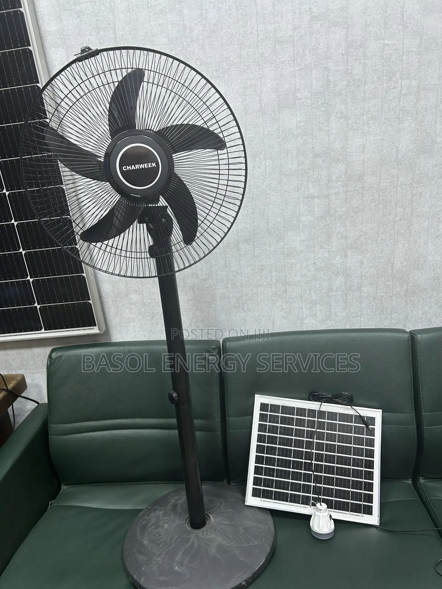 16 Inches Solar Rechargeable Fan