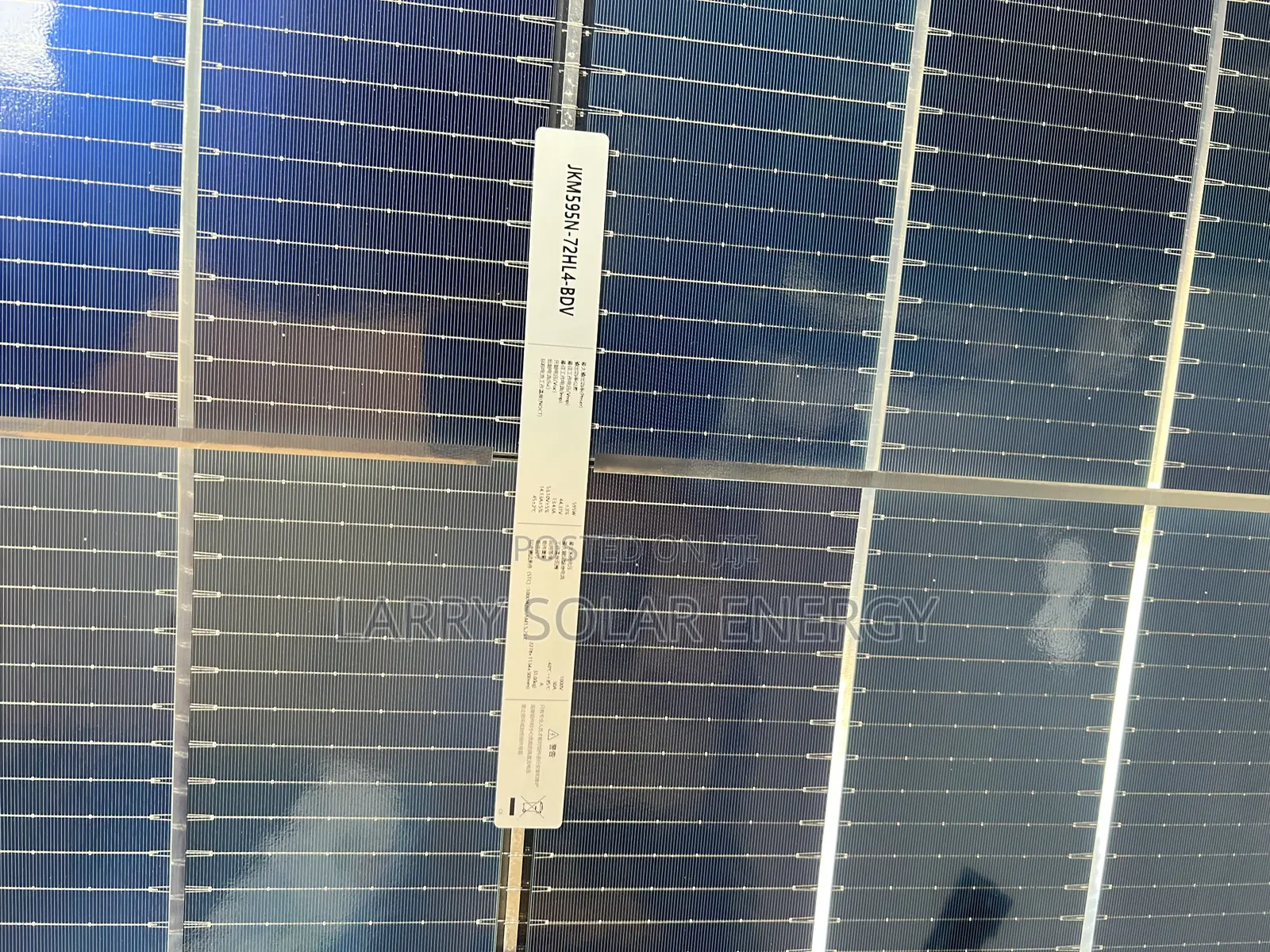 595w Jinko Solar Panel