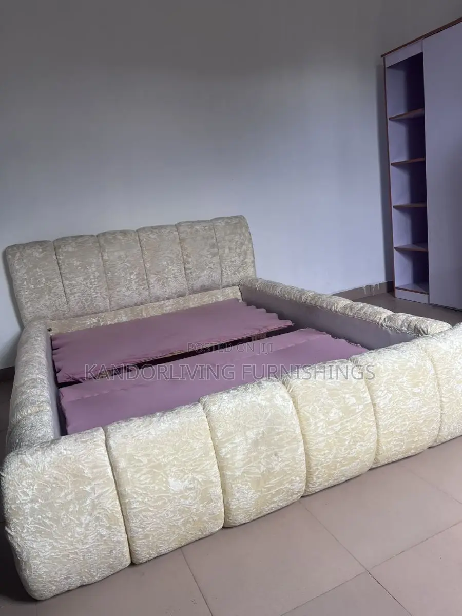 Poufy 4.5 by 6 Padded Bed Frame