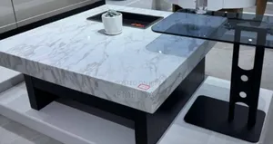 Luxury Marble Centre Table and Stool Available for Sale