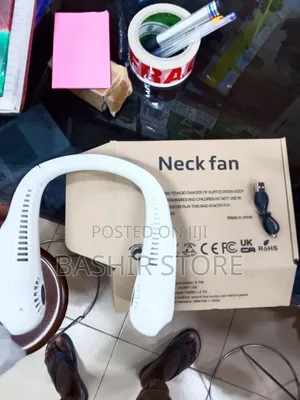 Portable Bladeless Neck Fan Designed for Hands-Free Cooling.