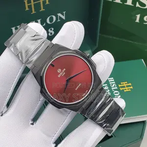 Hislon 1928 Ultra Slim Sapphire Watch | Two-Tone Gunmetal Luxury