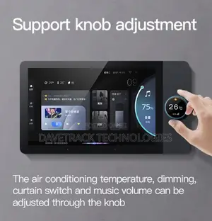 Tuya 6inches Smart Home Control Panel With Dimmer, Background Music