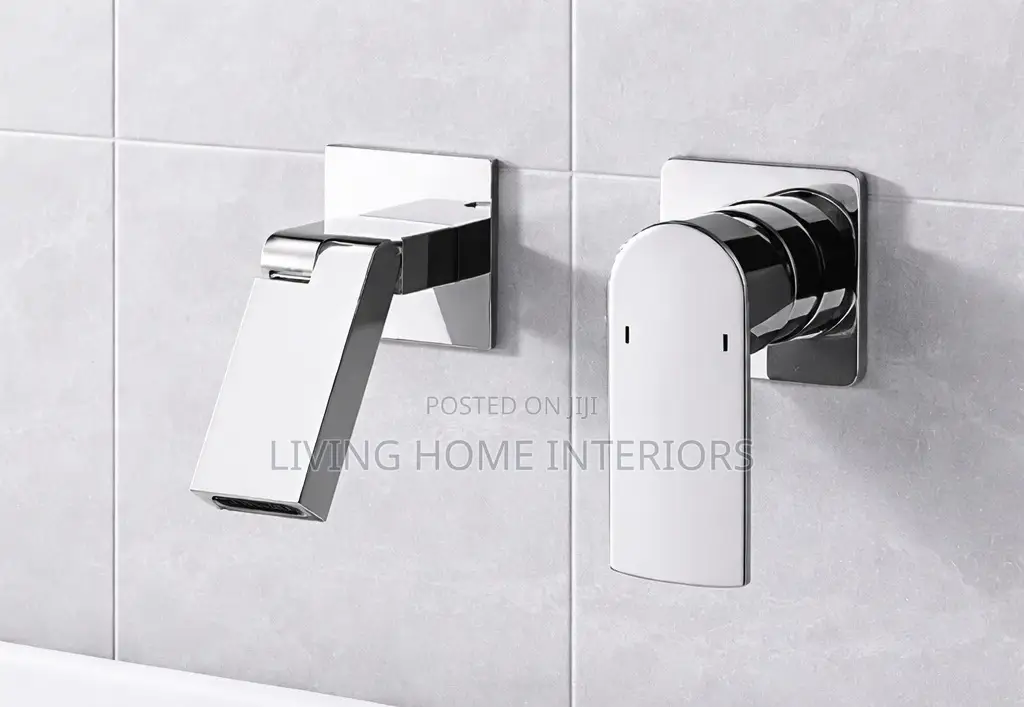 Adjustable Silver Concealer Mixer Tap
