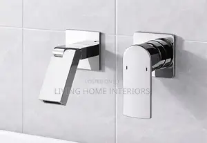 Adjustable Silver Concealer Mixer Tap