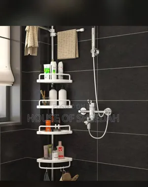 4-Tier Telescopic Bathroom Corner Shower Caddy,