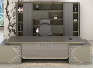 Deluxe 2.4 Meters Executive Desk for Sale