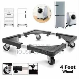 Adjustable and Movable Washing Machine/Fridge Base.