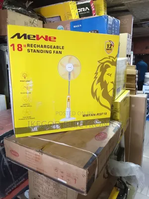 Mewe Rechargeable Fan 18inchies