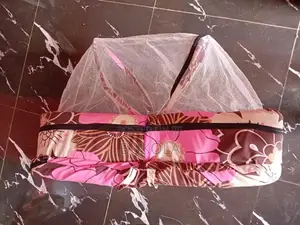 Baby Bed Crib + Pillow With Mosquito Net
