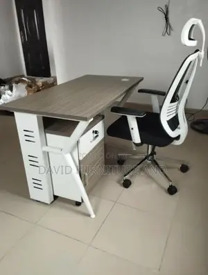 Sleek 1.2 Meter Office Table and Chair